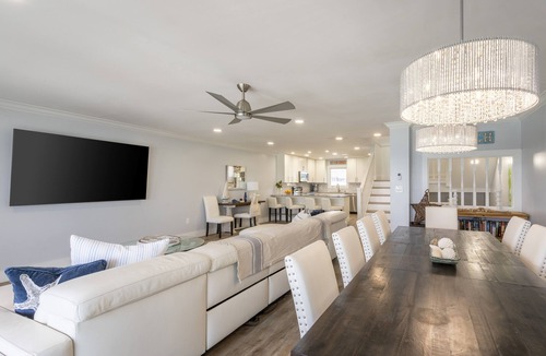 Frangista Beach House | Beachfront Hot Tub Covered Lounge | Backyard Beach by AvantStay