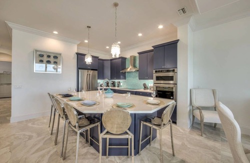 Mid Island House | ☀️Beachfront Luxury | Two Private Pools + Spas | Elevator | Siesta Blue Estate☀️
