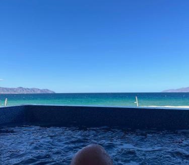 La Paz Apartment | Beachfront Luxury Condo Private Jacuzzi Ocean Views