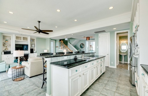 Sandhill Shores House | Beachfront Luxury w/Elevator, 5 Suites, 10 Decks+Patio, Private Walkover