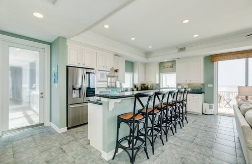 Sandhill Shores House | Beachfront Luxury w/Elevator, 5 Suites, 10 Decks+Patio, Private Walkover