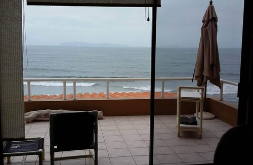 San Antonio del Mar Apartment | Beachfront Studio Wonderful Ocean Views, private access to beach