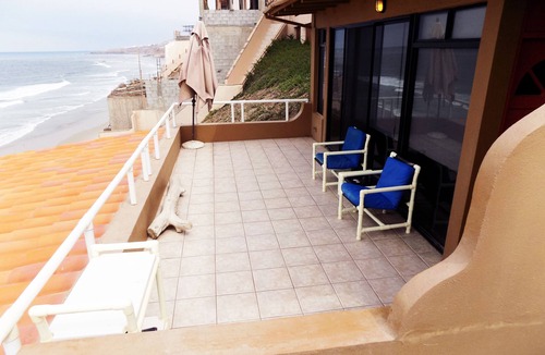San Antonio del Mar Apartment | Beachfront Studio Wonderful Ocean Views, private access to beach