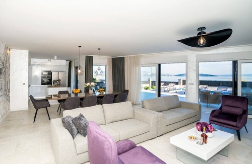 Kastel Stafilic Villa | Beachfront Villa Atlantis with Pool