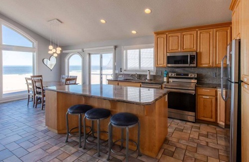 Kiwanda Shores House | Beachlandia! 4 beds. Hot tub. Oceanfront!