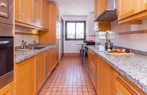 Gualdalmansa Apartment | Beachside Apartment with Pools & Terrace Views