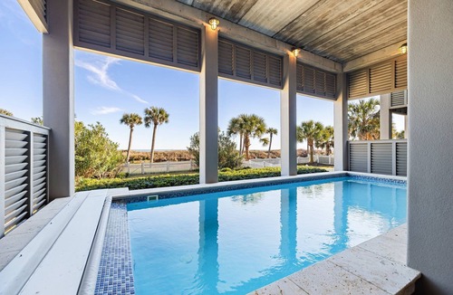 Galveston House | Beachtown - Luxury Beachfront Home - Private Pool, Elevator, Beachfront Yard