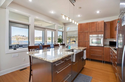 Michigan City House | Beachwalk Bliss. Sleeps 17, lake access off the back yard, hot tub and all the