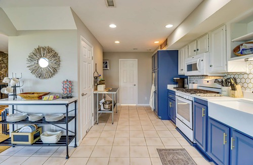 Point Lookout House | Beachy Maryland A-Frame: Steps to Chesapeake Bay!