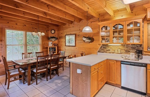 Maggie Valley Cabin | Bear Falls Lodge-Hot Tub, Waterfall, Game Room