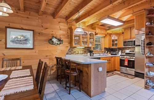 Maggie Valley Cabin | Bear Falls Lodge-Hot Tub, Waterfall, Game Room