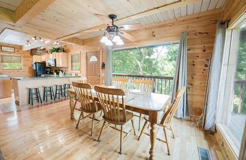 Chalet Village Cabin | Bearly Hidden Ridge: Free Attraction Tickets, Hot Tub, Pool Access & Mountain Views