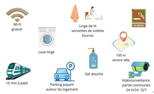 Moulins Apartment | Beau studio centre ville