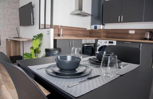 Corbeil-Essonnes Apartment | Beau studio STYLE INDUSTRIEL