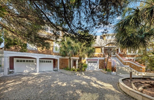Bald Head Island House | Beauitful marsh front, six bedroom home with infinity pool with hot tub.