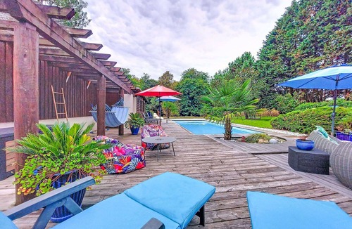 Saint-Vincent-de-Paul House | Beautiful private villa for 8 people with private pool, A/C, WIFI, TV, terrace and pets allowed