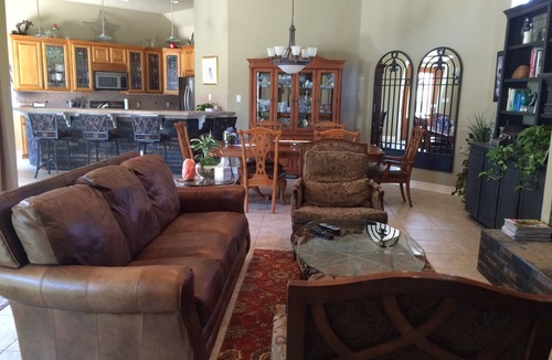 North San Antonio - SAT House | Beautiful 3 bdrm. with large tropical patio, hot tub in gated com. 268 nightly.