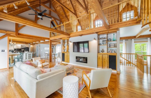 Livingston House | Beautiful and Private 6000 sqft waterfront home with private dock and hot tub!