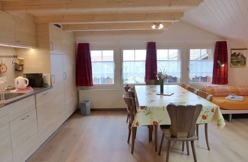 Brienzwiler Apartment | Beautiful apartment for 4 people with WIFI, TV, terrace, pets allowed and panoramic view