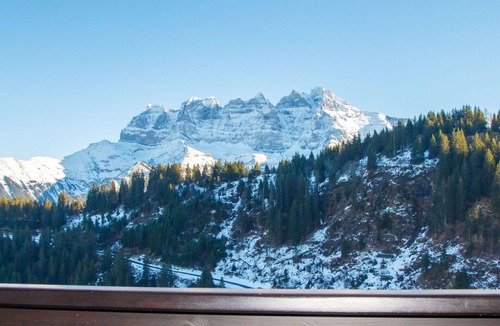 Val d'Illiez Apartment | Beautiful apartment for 6 guests with balcony and panoramic view