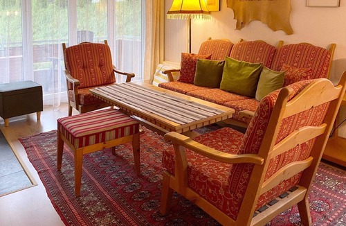 Churwalden Apartment | Beautiful apartment for 4 people with TV, balcony, pets allowed and parking