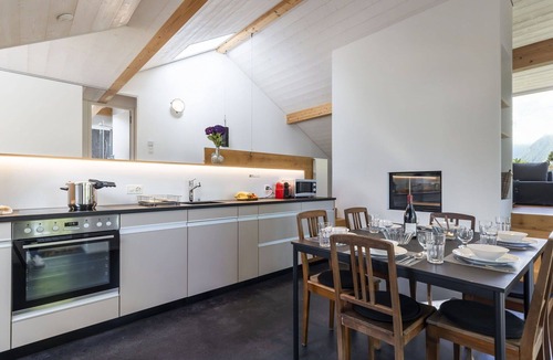 Chatel-Saint Denis Apartment | Beautiful apartment for 6 people with WIFI, patio and pets allowed