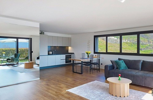 Riazzino Apartment | Beautiful apartment for 2 guests with WIFI, TV and panoramic view
