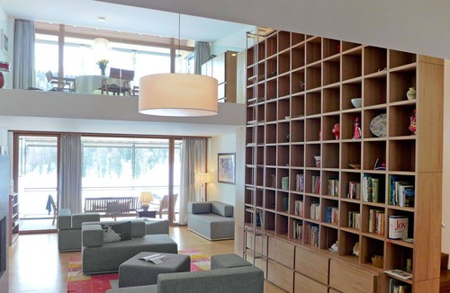 Celerina-Schlarigna Apartment | Beautiful apartment for 8 people with WIFI, TV, balcony and parking