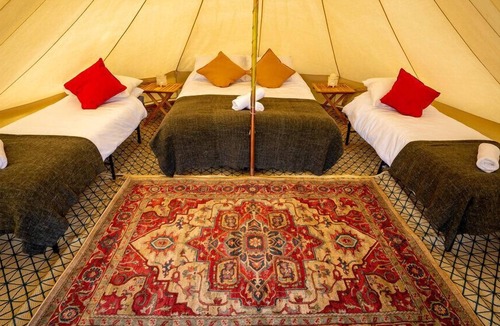 Great Hallingbury RV Rental | Beautiful Bell Tent with Shared Bathroom