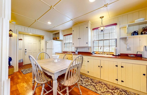 Seaside House | Beautiful Cape Cod cottage - one block from the beach with covered balcony & W/D