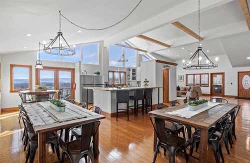 Dansville Ski Chalet | Beautiful Chalet with VIEWS/Pool/Hot tub/Pond!