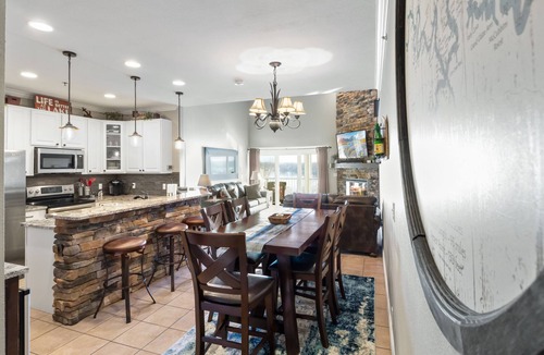Sunrise Beach Condo | Beautiful Cove Views & Plenty Relaxing Spaces