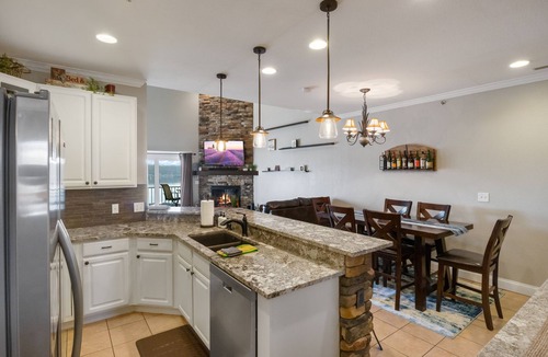 Sunrise Beach Condo | Beautiful Cove Views & Plenty Relaxing Spaces