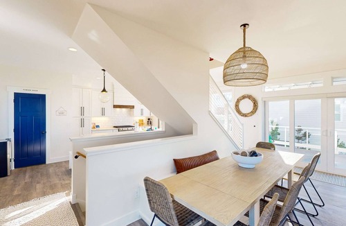 Nelscott House | Beautiful family friendly home with private hot tub walk to beach shared pool