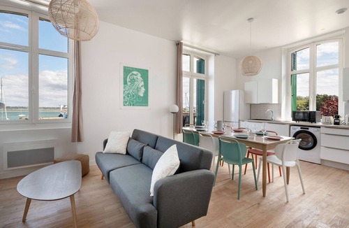 Le Croisic Apartment | Beautiful flat with view on the port of Le Croisic