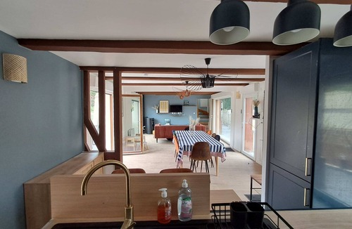 Fatouville-Grestain House | Beautiful Honfleuraise House 10-12 persons 6 CH with swimming pool