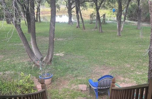 Forestburg Cabin | Beautiful Hidden Gem: Texas themed log cabin on 72 acres next to LBJ Grasslands