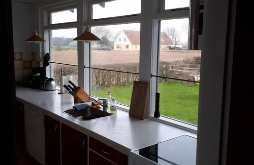 Dunkær House | Beautiful holiday home with barbecue, terrace and garden