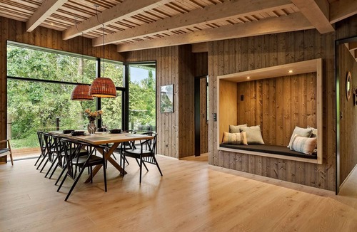 Hvidbjerg Strand House | Beautiful home in Børkop with sauna