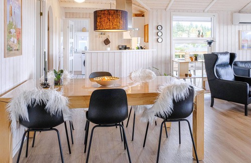 Bjert House | Beautiful home in Bjert with sauna