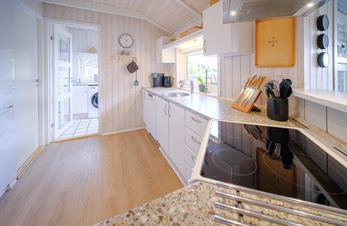 Bjert House | Beautiful home in Bjert with sauna
