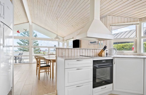 Bjert House | Beautiful home in Bjert with kitchen