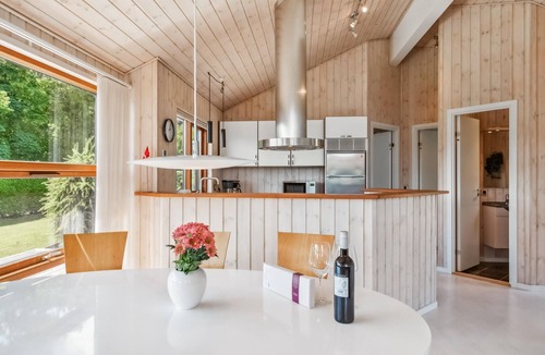 Bjert House | Beautiful home in Bjert with sauna