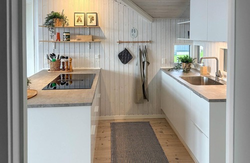 Bjert House | Beautiful home in Bjert with sauna