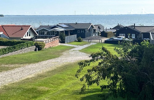 Bjert House | Beautiful home in Bjert with sauna