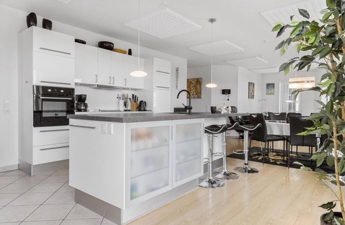 Bogense House | Beautiful home in Bogense with sauna