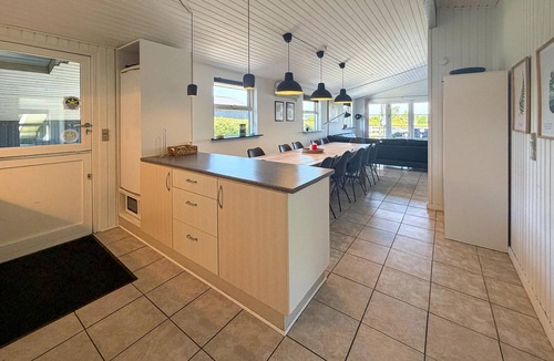 Skastrup Strand House | Beautiful home in Bogense with sauna