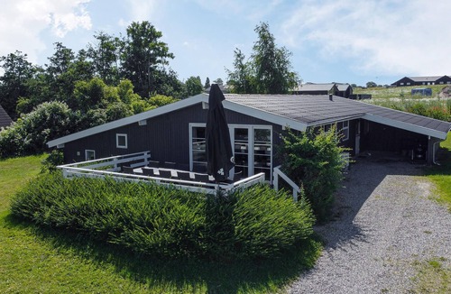 Skastrup Strand House | Beautiful home in Bogense with sauna