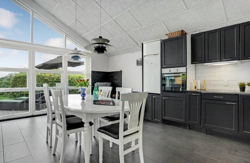 Hvidbjerg Strand House | Beautiful home in Børkop with kitchen