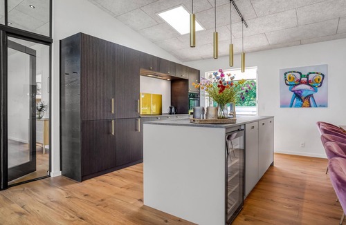 Hvidbjerg Strand House | Beautiful home in Børkop with kitchen